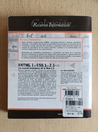 Pack Libros "HTML5 y CSS3" y "XHTML 1, CSS1 y 2.1"