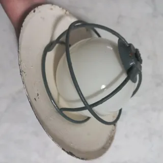 Lampada industriale vintage anni 60