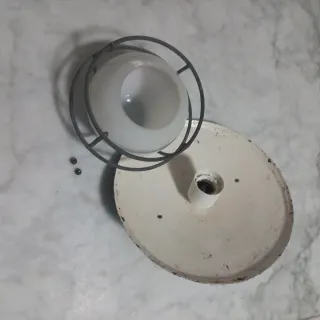 Lampada industriale vintage anni 60