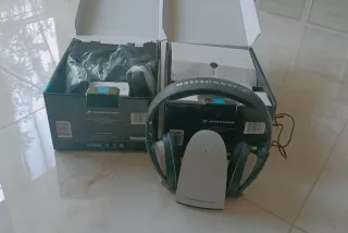 2 Cuffie Wireless Sennheiser Nere/Grigie RS 110 II