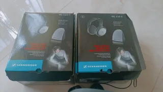 2 Cuffie Wireless Sennheiser Nere/Grigie RS 110 II