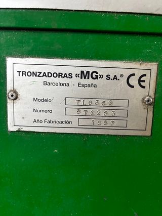 Tronzadora MG TLG-350 Neumática