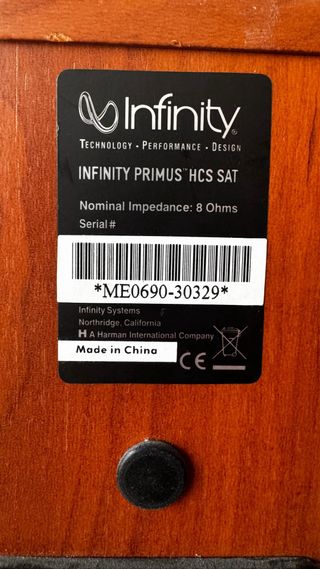 Altavoces Infinity Primus HCS