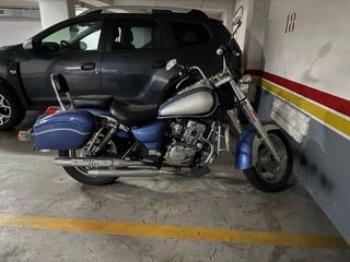 Moto Faztek Cruiser Azul 2011