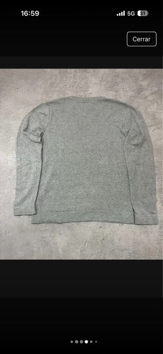 Jersey Tommy Hilfiger Gris Talla M