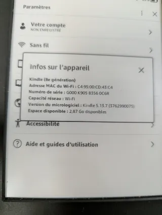Amazon Kindle 8va Gen Rosa