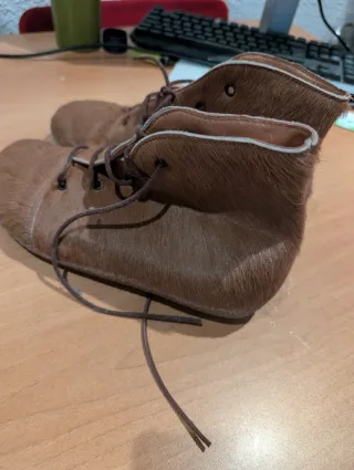 Botines pelo de potro y cuero