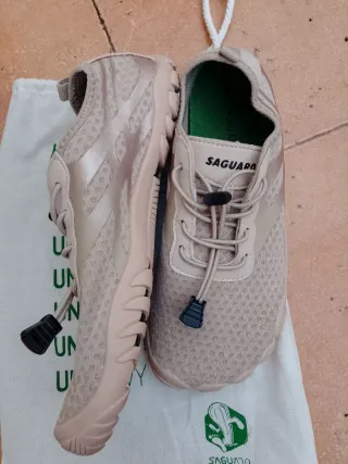 Zapatillas Saguaro Beige Talla 38 Mujer