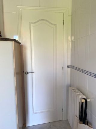 2 Puertas Madera Lacadas Blancas