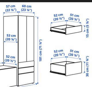 Armario IKEA SMÅSTAD / PLATSA