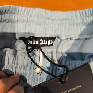 Palm Angels Pantalón Corto Azul