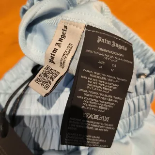 Palm Angels Pantalón Corto Azul