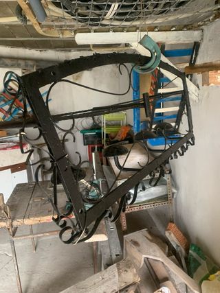 Perchero clásico vintage de metal