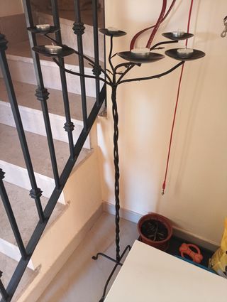 Adorno forja para velas