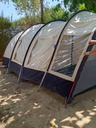 Tienda de campaña túnel 2 habitaciones