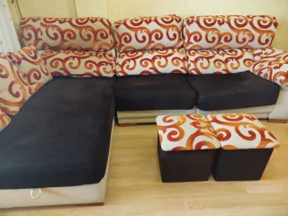 Sofá Chaiselongue 3 Plazas con Arcón