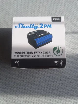 Shelly Plus 2PM - Interruptor Medidor