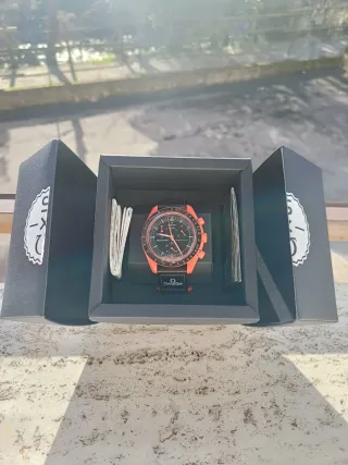 Omega x Swatch Mission to Earth Lava