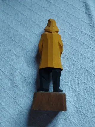 Figura marinero madera tallada