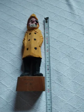 Figura marinero madera tallada
