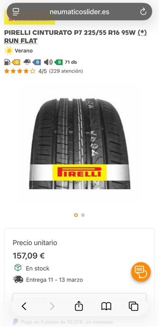 Pirelli P7 225/55 R16