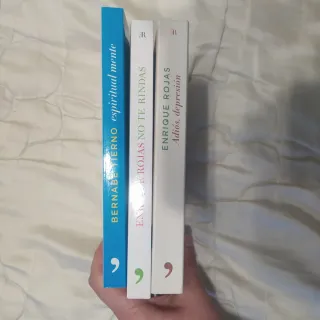 2 libros de enrique rojas + Bernabé tierno
