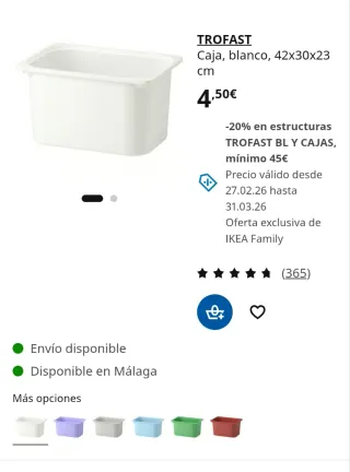 Cajonera escalonada blanca