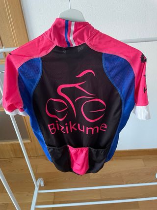 Maillot Ciclismo DAMA Rosa y Negro