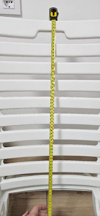 URGE Silla plegable de resina con apoyabrazo