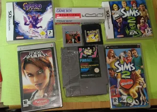 Lote Videojuegos Retro: NES, GB, DS, PSP