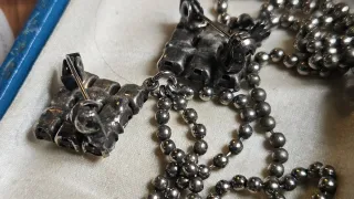 Broche Vintage Strass mantón capa chalina