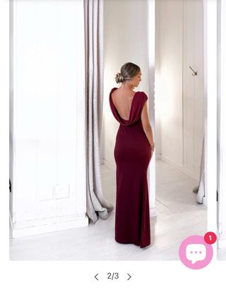 Vestido Oh Juliette Burdeos NUEVO