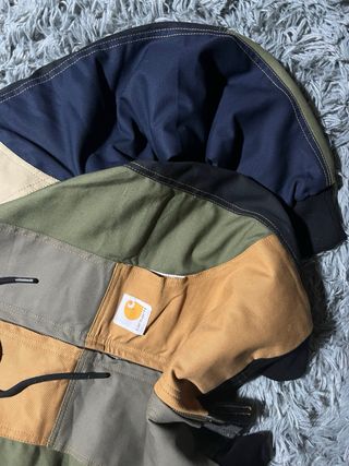 Chaqueta Carhartt Beige Caqui Rework 90’s Bomber