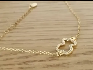 Colgante Tous Oso Dorado con Circonitas