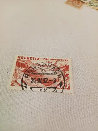 Francobollo Svizzero Helvetia 1931