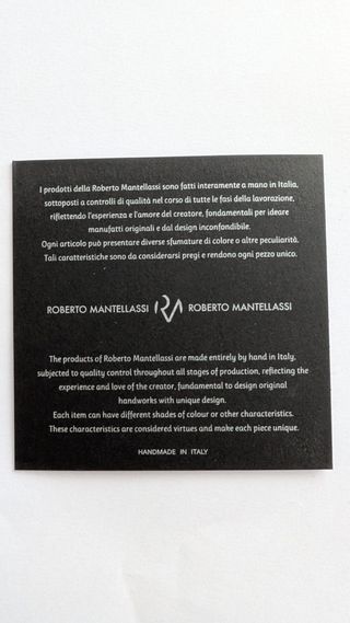 Bracciale Roberto Mantellassi cuoio rigido