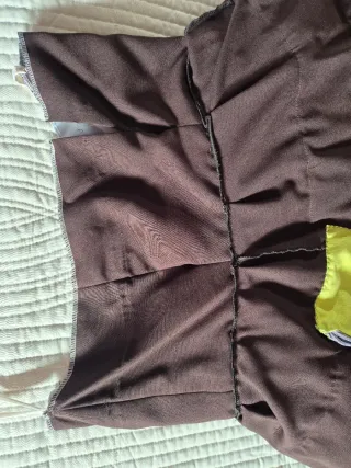 Vestido Flamenca Marrón con Volantes