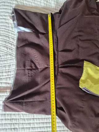 Vestido Flamenca Marrón con Volantes