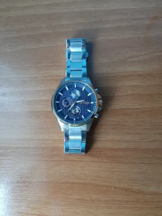 Reloj Caballero Lee Cooper Azul y Plateado