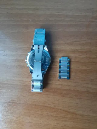 Reloj Caballero Lee Cooper Azul y Plateado