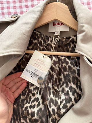 Gabardina Rouje Paris Beige