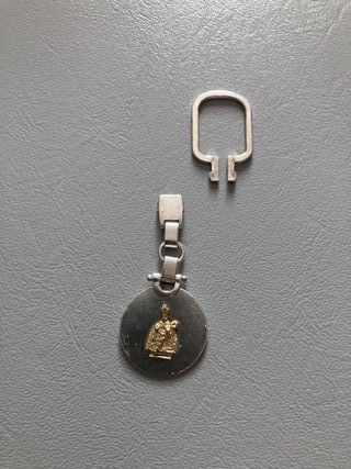 Llavero San Fermín en Plata y Oro