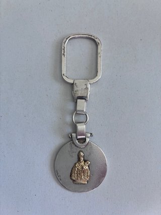 Llavero San Fermín en Plata y Oro