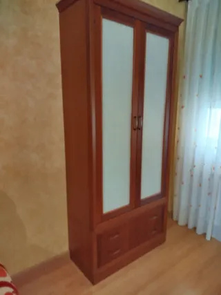 Mueble de salón completo madera maciza