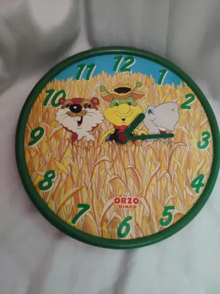 Orologio da parete vintage Orzo Bimbo