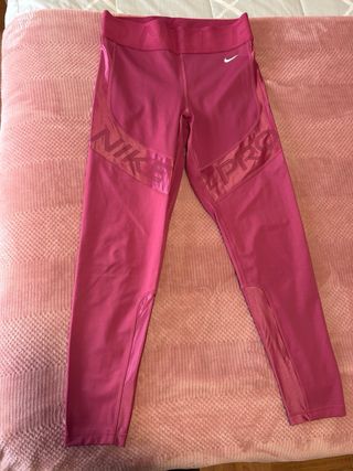 Mallas Nike Pro Rosas Talla M