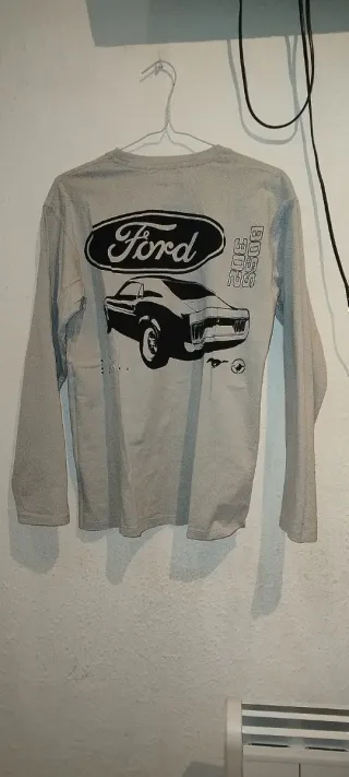 Camiseta blanca manga larga Live in Community