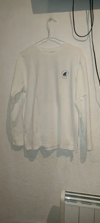 Camiseta blanca manga larga Live in Community