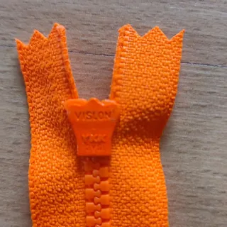 Lote 30 Cremalleras Naranja y Negra