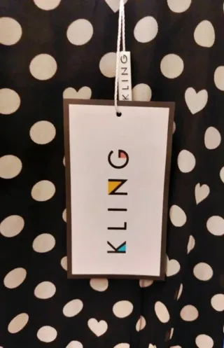 Vestido Kling Retro Lunares y Corazones